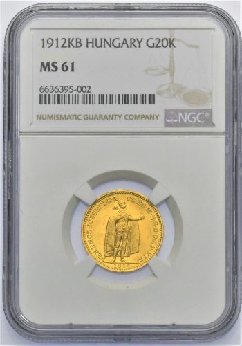 20 Koruna Františka Josefa I. 1912 KB