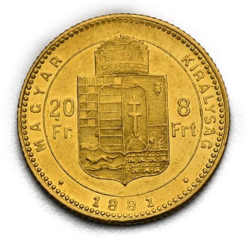 8 Zlatník František Josef I. 1881 KB