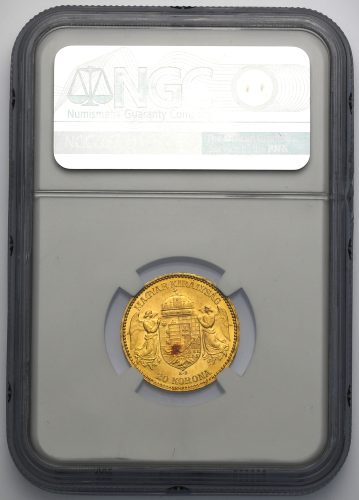 20 Koruna Františka Josefa I. 1893 KB