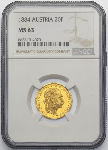 8 Zlatník František Josef I. 1884