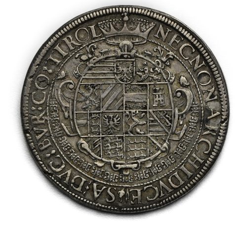 2 Tolar Rudolf II. 1604 Hall without „H“ in RVDOLPVS