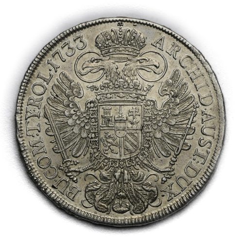 Tolar Karel VI. 1733 Vídeň