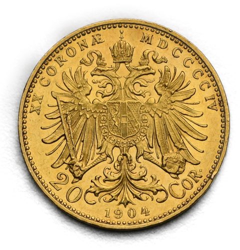 20 Koruna František Josef I. 1904 bz