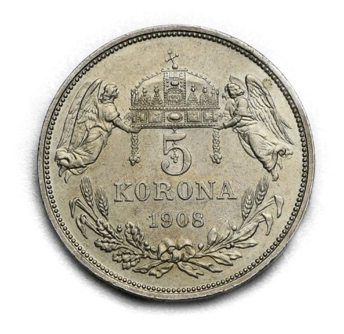 5 Koruna František Josef I. 1908 KB
