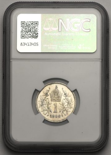 1 Koruna František Josef I. 1906
