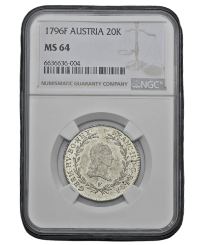 20 Krejcar František II. 1796 F