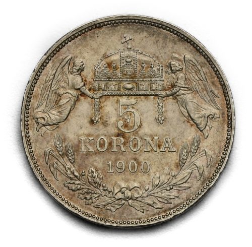 5 Koruna František Josef I. 1900 KB