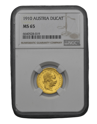 Dukát Františka Josefa I. 1910