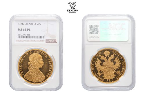 4 Ducats 1897. Vienna. 4 Ducats 1897. Vienna.