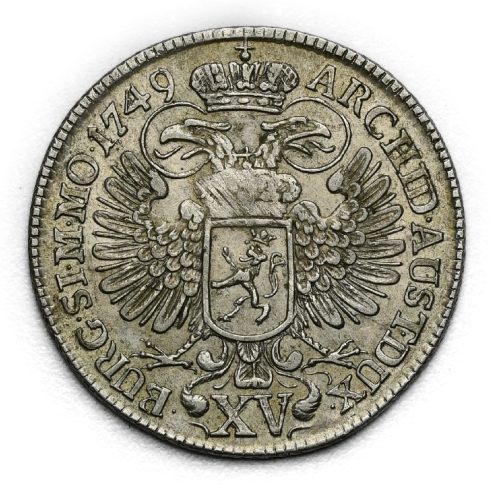 15 Krejcar Marie Terezie 1749 Praha