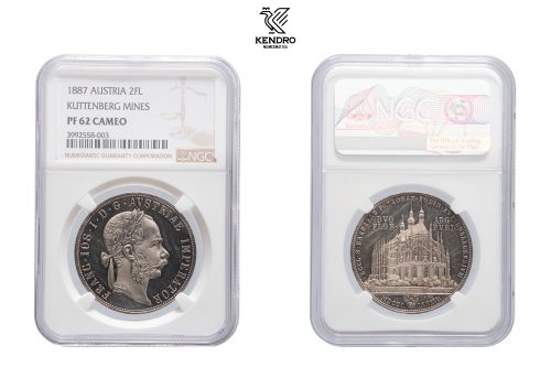 Kutnohorský 2 zlatník 1887. Znovuotevření stříbrných dolů. Vídeň. Velmi vzácný!! Kutnohorský 2 zlatník 1887. Znovuotevření stříbrných dolů. Vídeň. Velmi vzácný!!