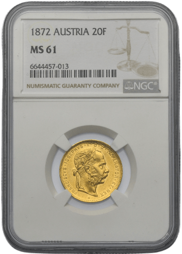 8 Zlatník František Josef I. 1872