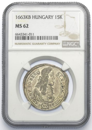 15 Krejcar Leopold I. 1663 KB