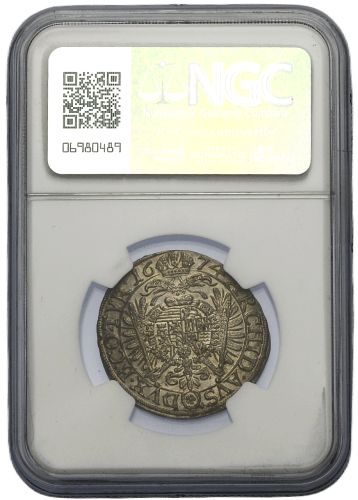 15 Krejcar Leopold I. 1663 Vídeň
