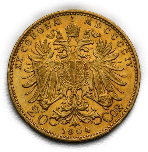 20 Koruna František Josef I. 1904 bz
