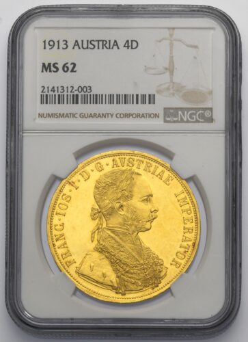 4 Dukát František Josef I. 1913