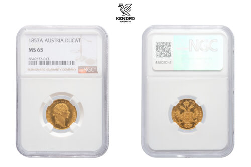 Ducat 1857. Vienna. Rare in this condition! Ducat 1857. Vienna. Rare in this condition!