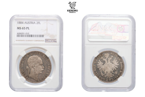 2 Gulden 1884. Vienna. 2 Gulden 1884. Vienna.