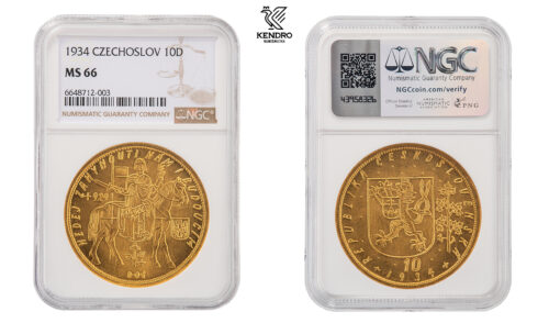 10 Ducat 1934. Kremnitz. Rare!