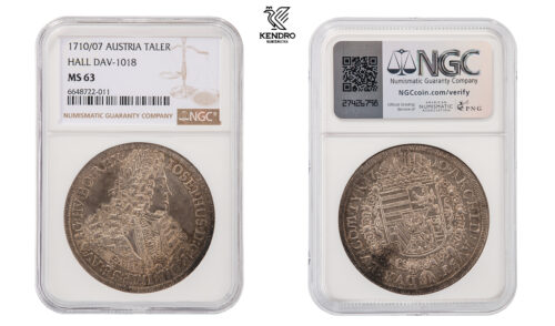 Thaler 1710. Hall. Rare in this condition! Thaler 1710. Hall. Rare in this condition!